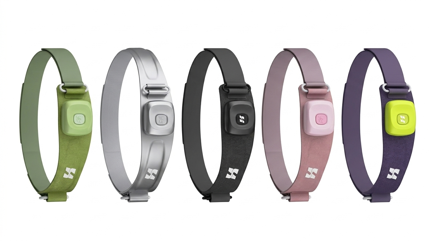 Xtand intelligent patella strap in five colorways