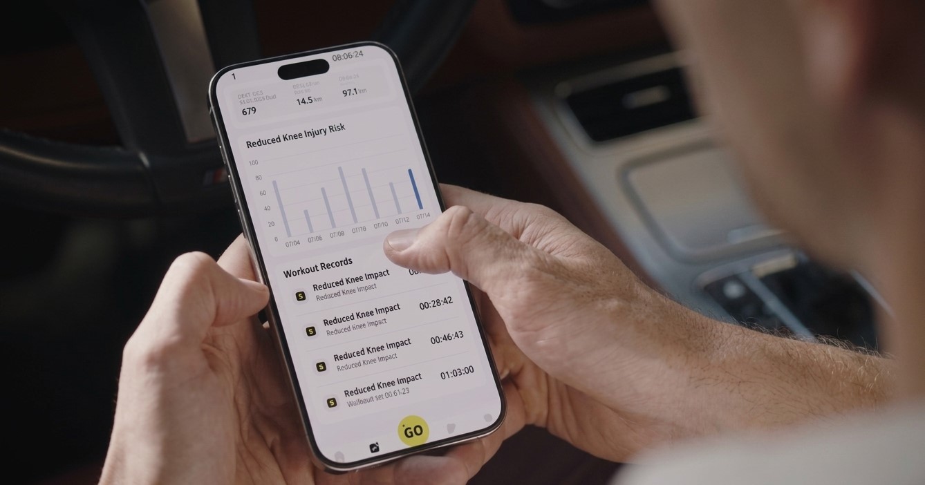 Reviewing data in the app